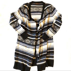 Hive and Honey Cardigan - Long, Open Front